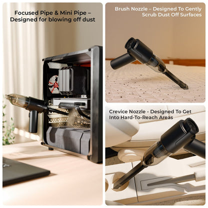 Portable Air Duster Wireless 3 in 1 Vacuum Cleaner